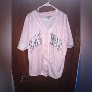 Pink Malibu Women's Jersey Top